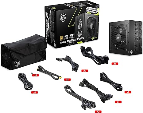 MSI Power Supply MAG A850GL PCIE 5 & ATX 3.0 MSI Power Supply MAG A850GL PCIE 5 & ATX 3.0